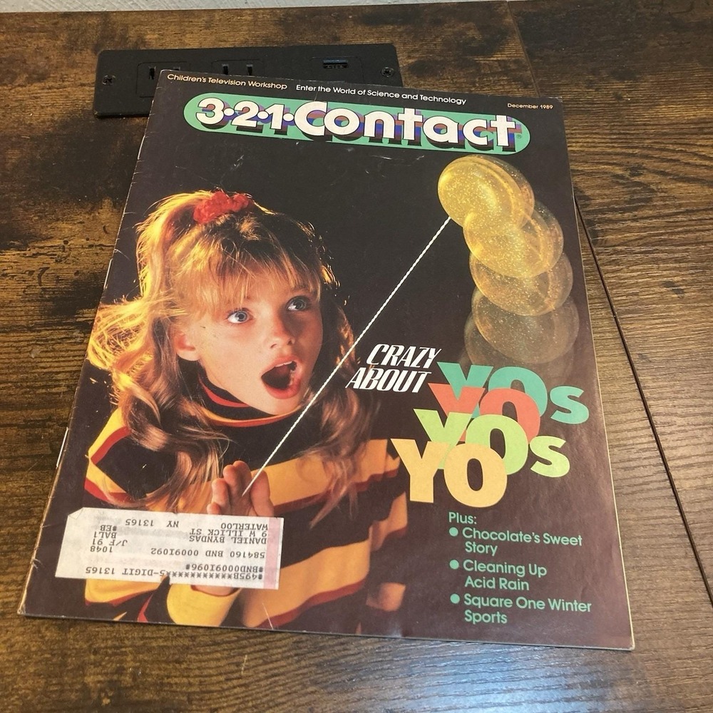 3 2 1 Contact Science Magazine 1989 Full Page Ads NES Willow Mickey Mousecapade